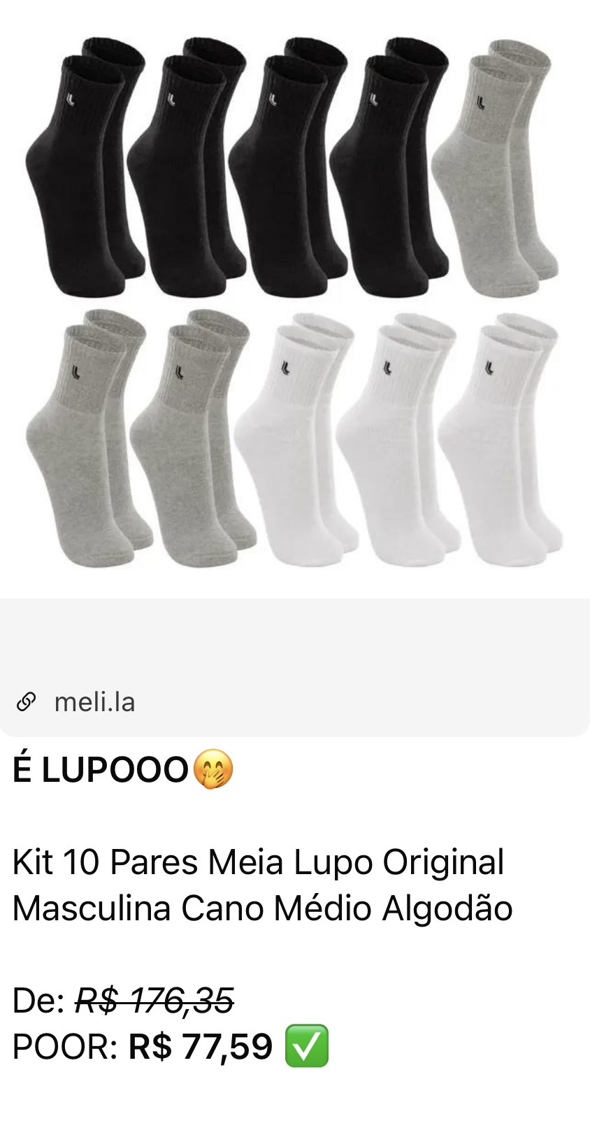 Promoção do grupo