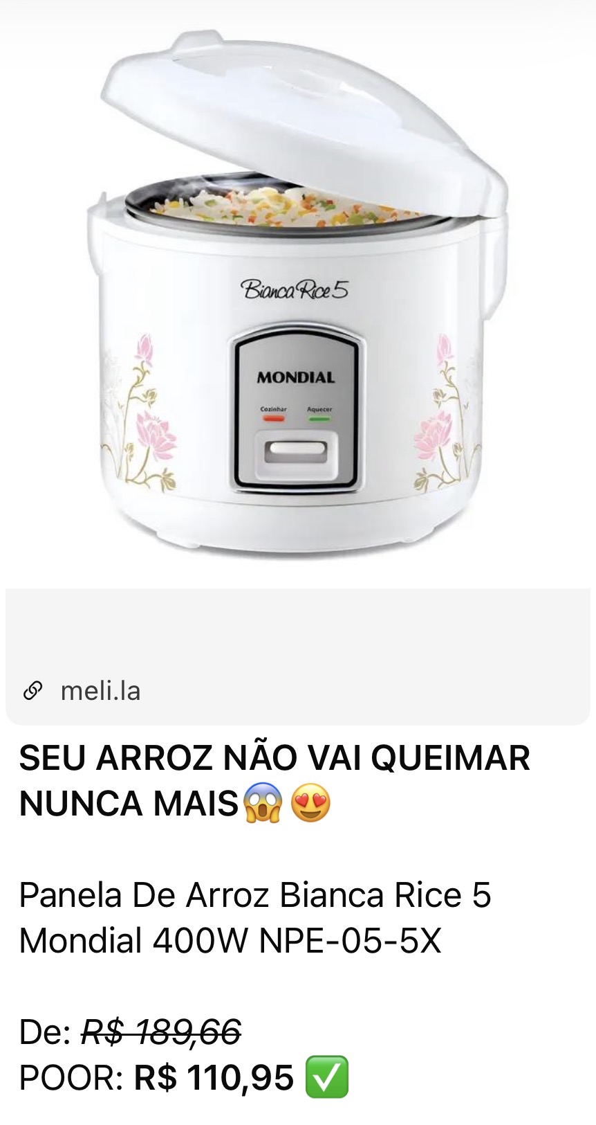 Promoção do grupo
